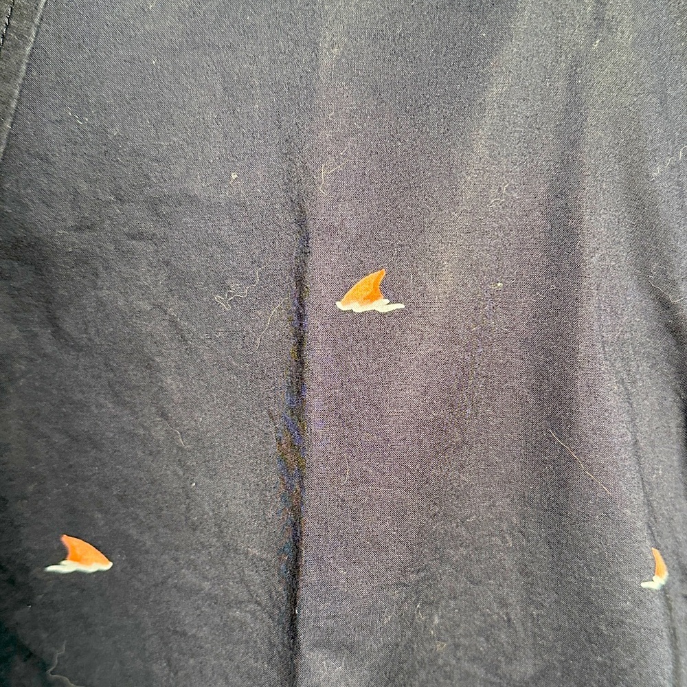BONOBOS - 🦈 Shark Fin Short Sleeve Button Down Shirt in Prominent Fit, 3XL - Picture 8 of 10